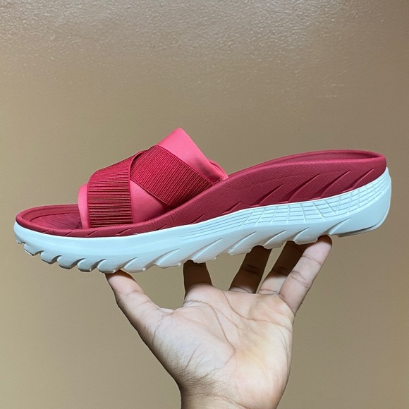 Vionic Rebound Women's Red And White Sandals Size 10 - Picture 5 of 12